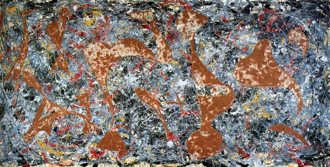 Jackson Pollock, "Out of the Web", 1949