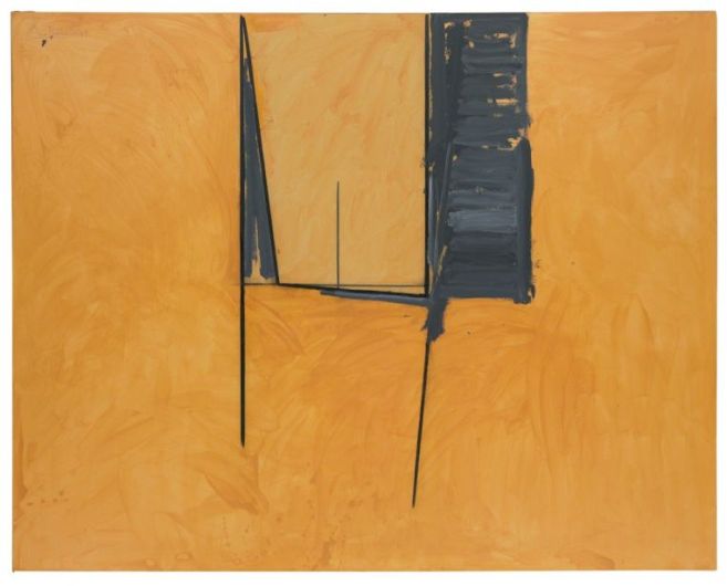 “The Mexican Window”, 1974, acrylic and charcoal on canvas, 194.3cm x 243.8cm