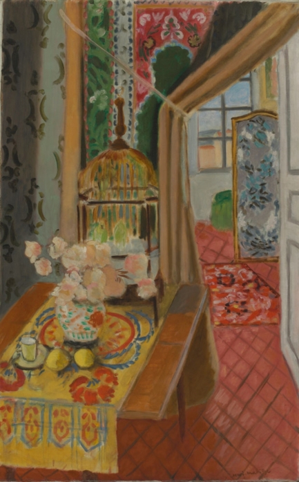 Henri Matisse, Interior, Flowers and Parakeets, 1924, Baltimore Museum of Art: The Cone Collection. Succession H. Matisse / Artists Rights Society (ARS)